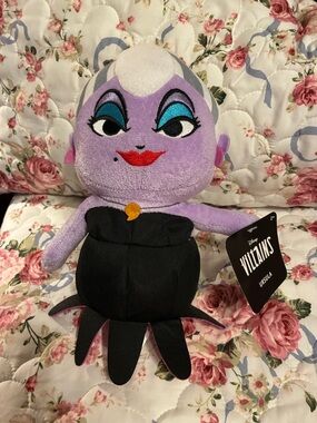 Disney Ursula Plush - Purple, Black, White